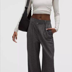LuluLemon Daydrift High-Rise Wide-Leg Trouser Regular Herringbone